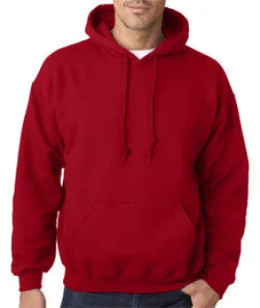 18500 Gildan Adult Heavy BlendHooded Sweatshirt Cardinal Red