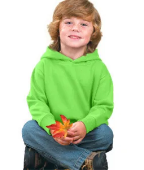 3326 Rabbit Skins Toddler Hooded Sweatshirt with Pockets Key Lime