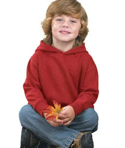 3326 Rabbit Skins Toddler Hooded Sweatshirt with Pockets Vintage Red