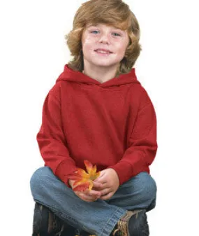 3326 Rabbit Skins Toddler Hooded Sweatshirt with Pockets Vintage Red