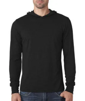 3512 Bella   Canvas Unisex Jersey Long-Sleeve Hoodie Black