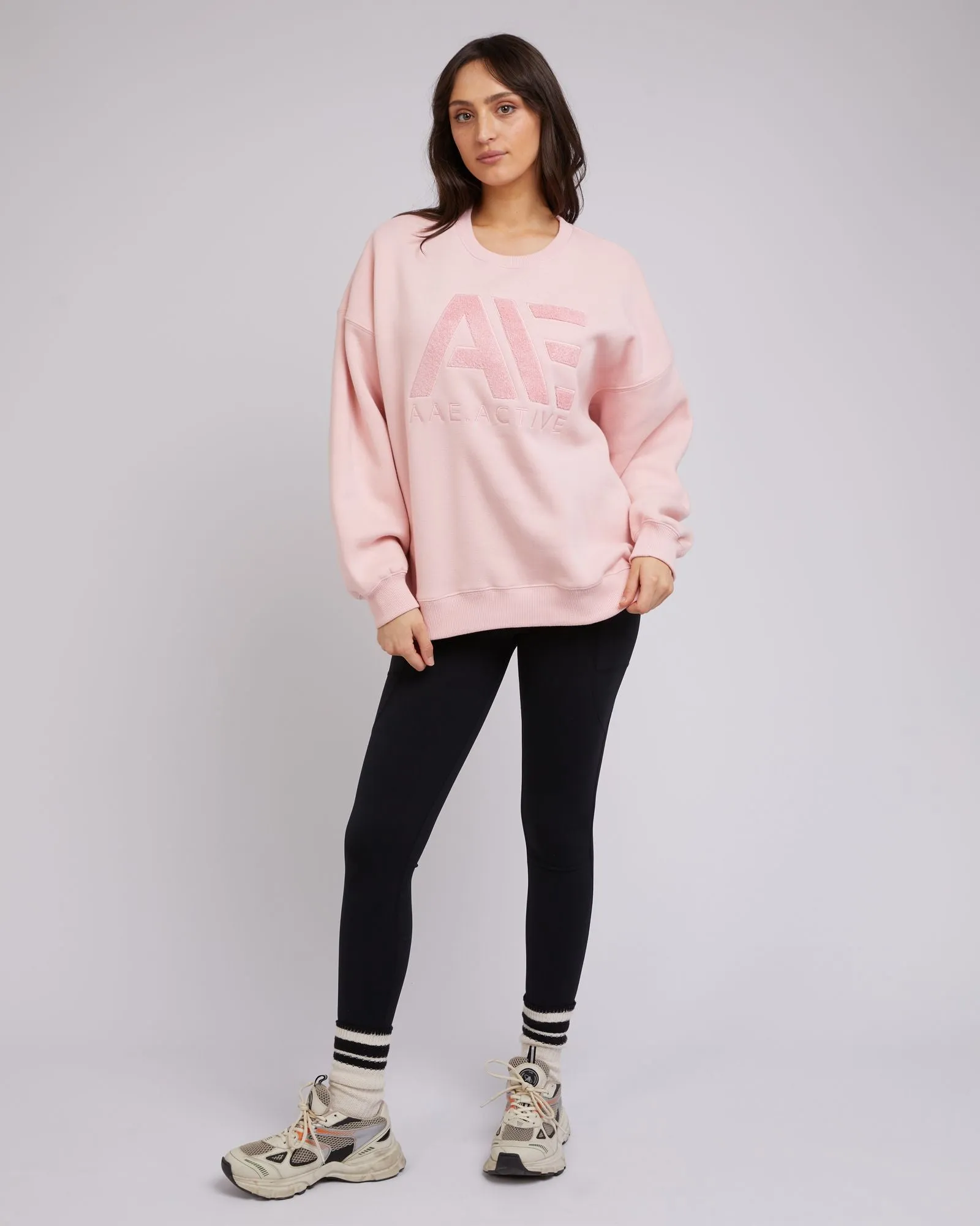 All About Eve Base Active Crew - Pink
