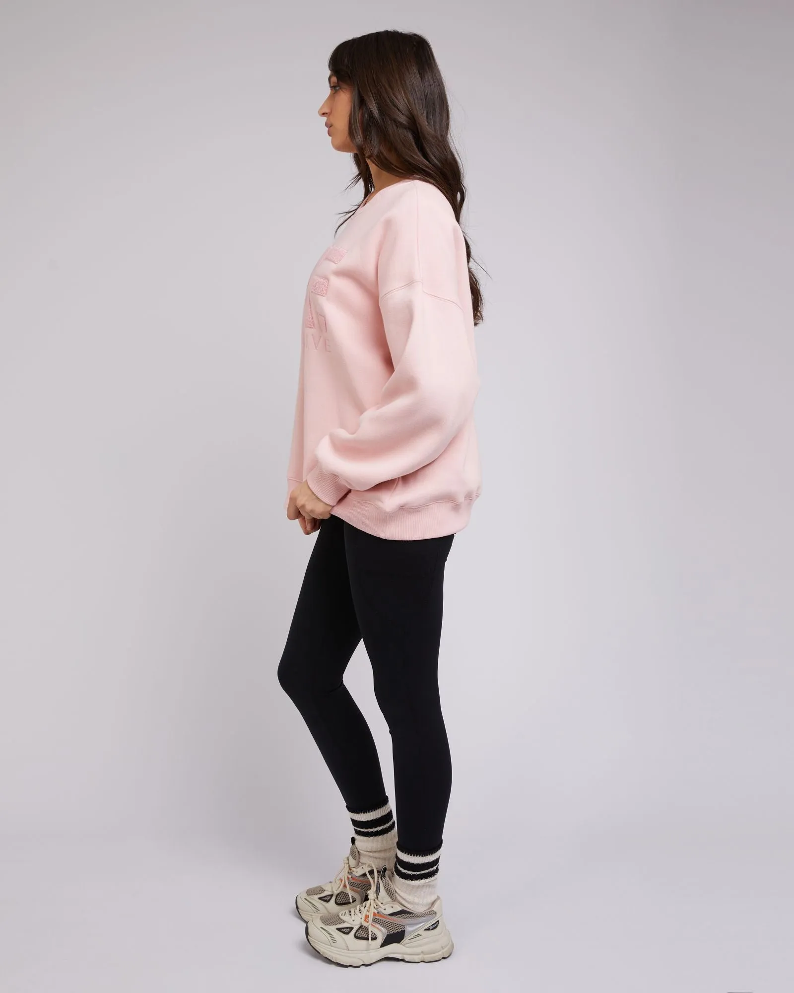 All About Eve Base Active Crew - Pink