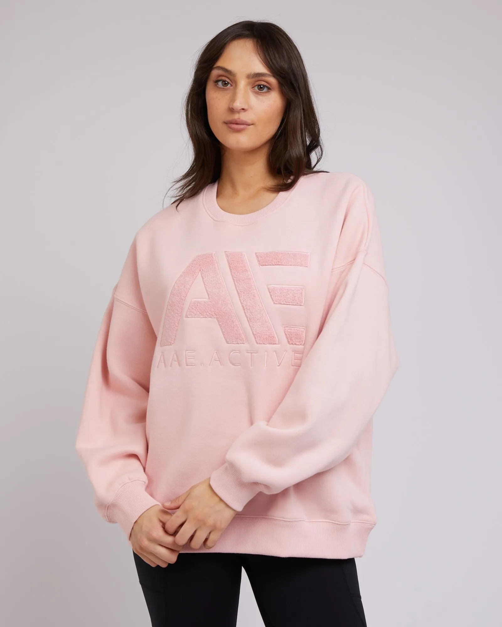 All About Eve Base Active Crew - Pink