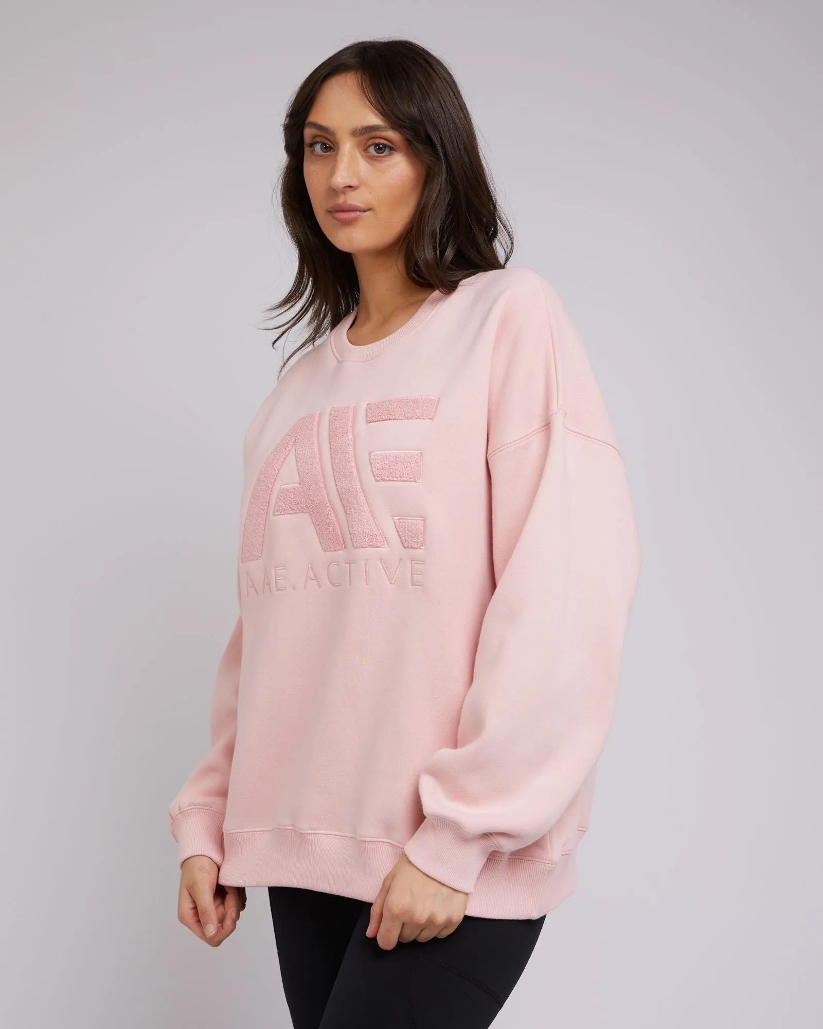All About Eve Base Active Crew - Pink