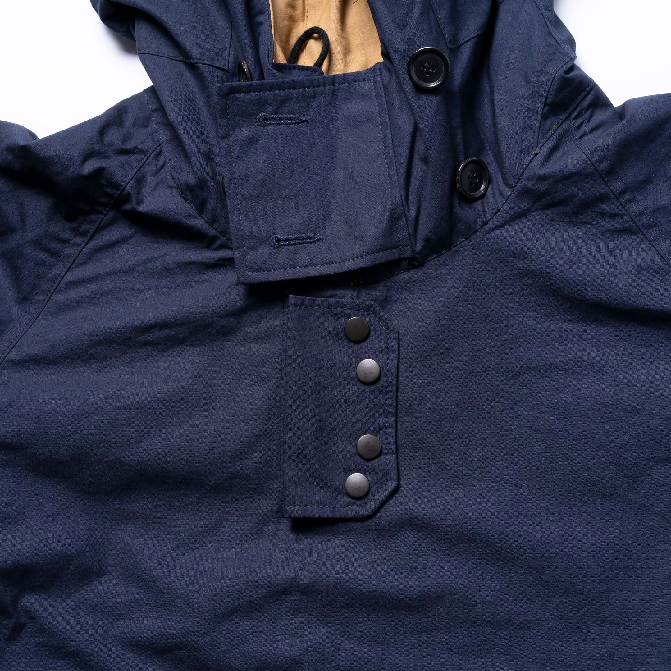 Allevol Reversible Pullover Smock Navy/Beige