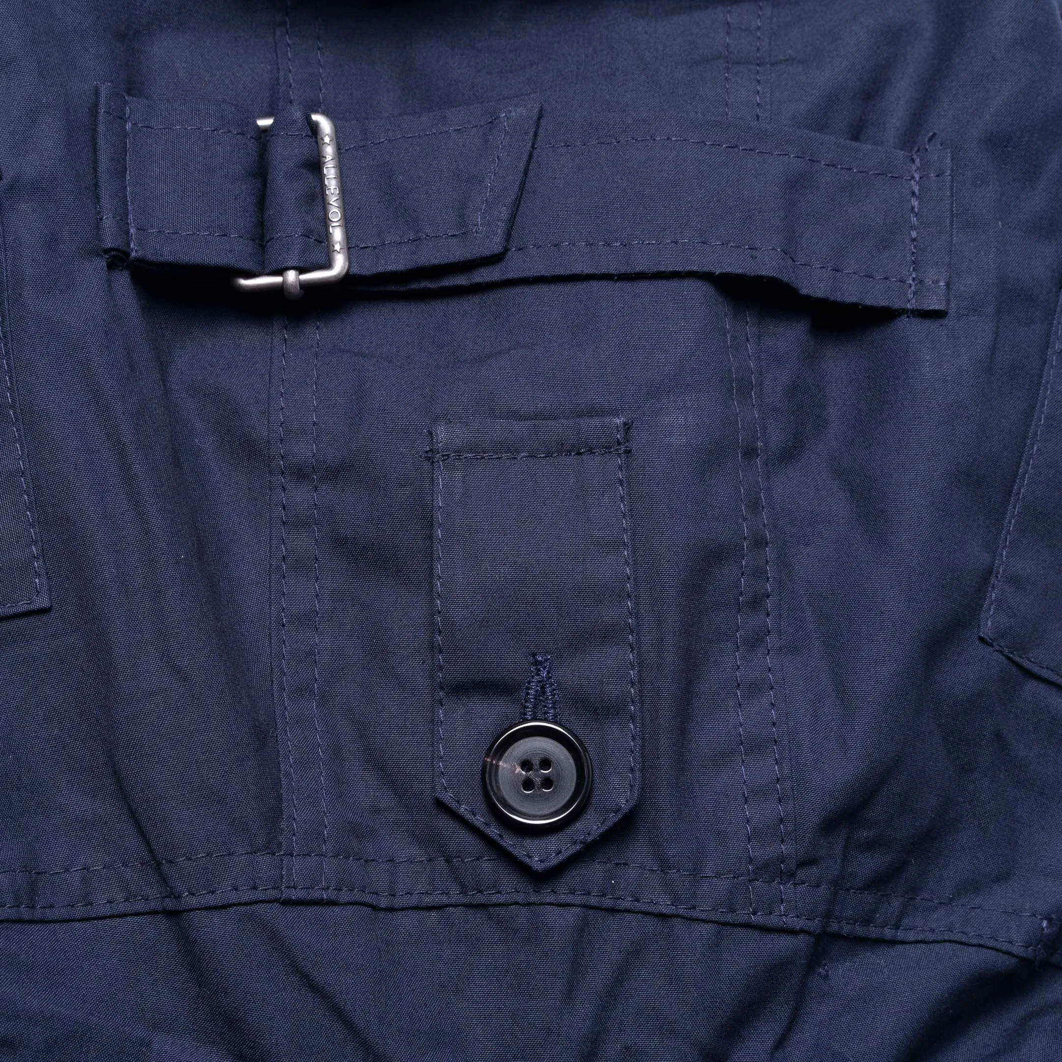 Allevol Reversible Pullover Smock Navy/Beige