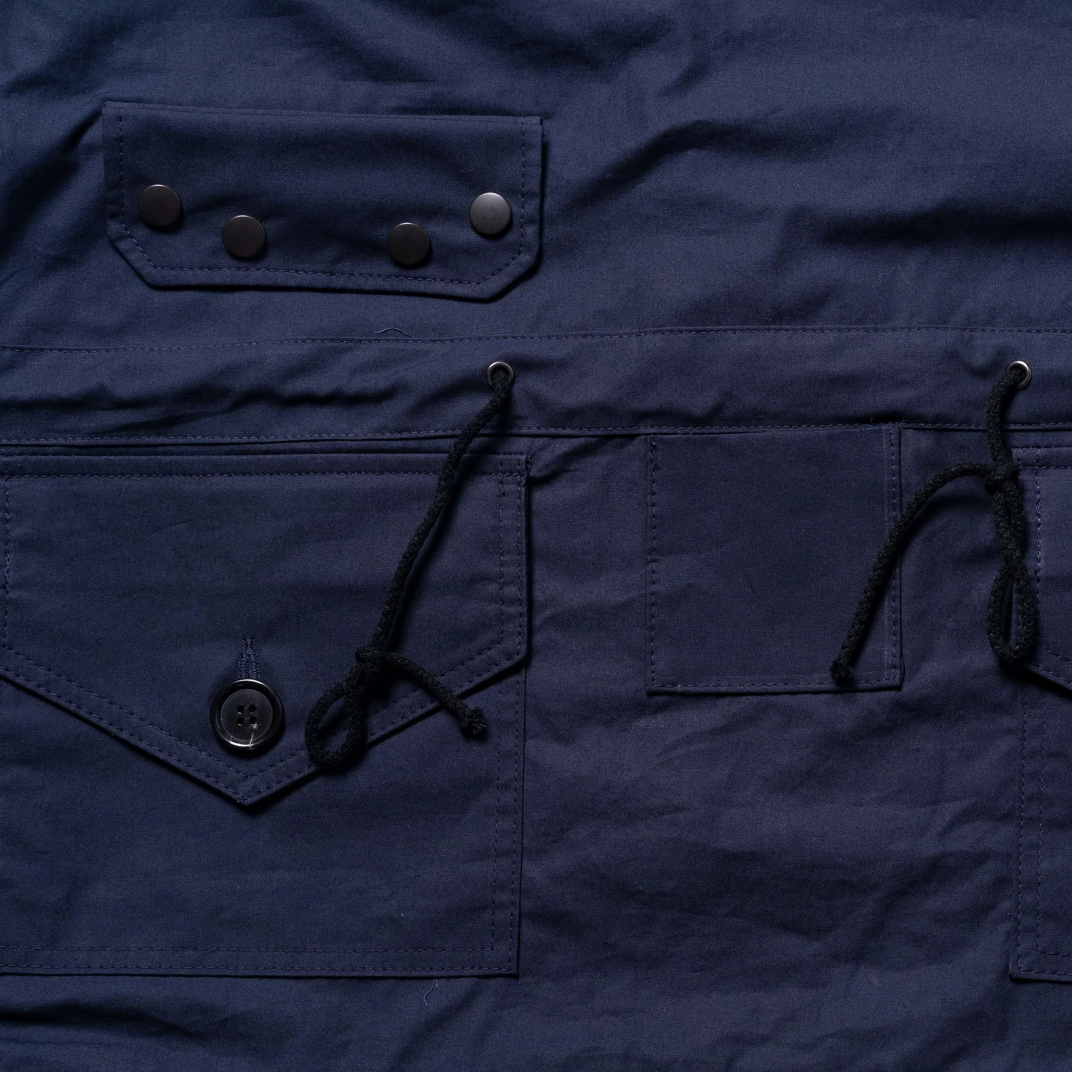 Allevol Reversible Pullover Smock Navy/Beige