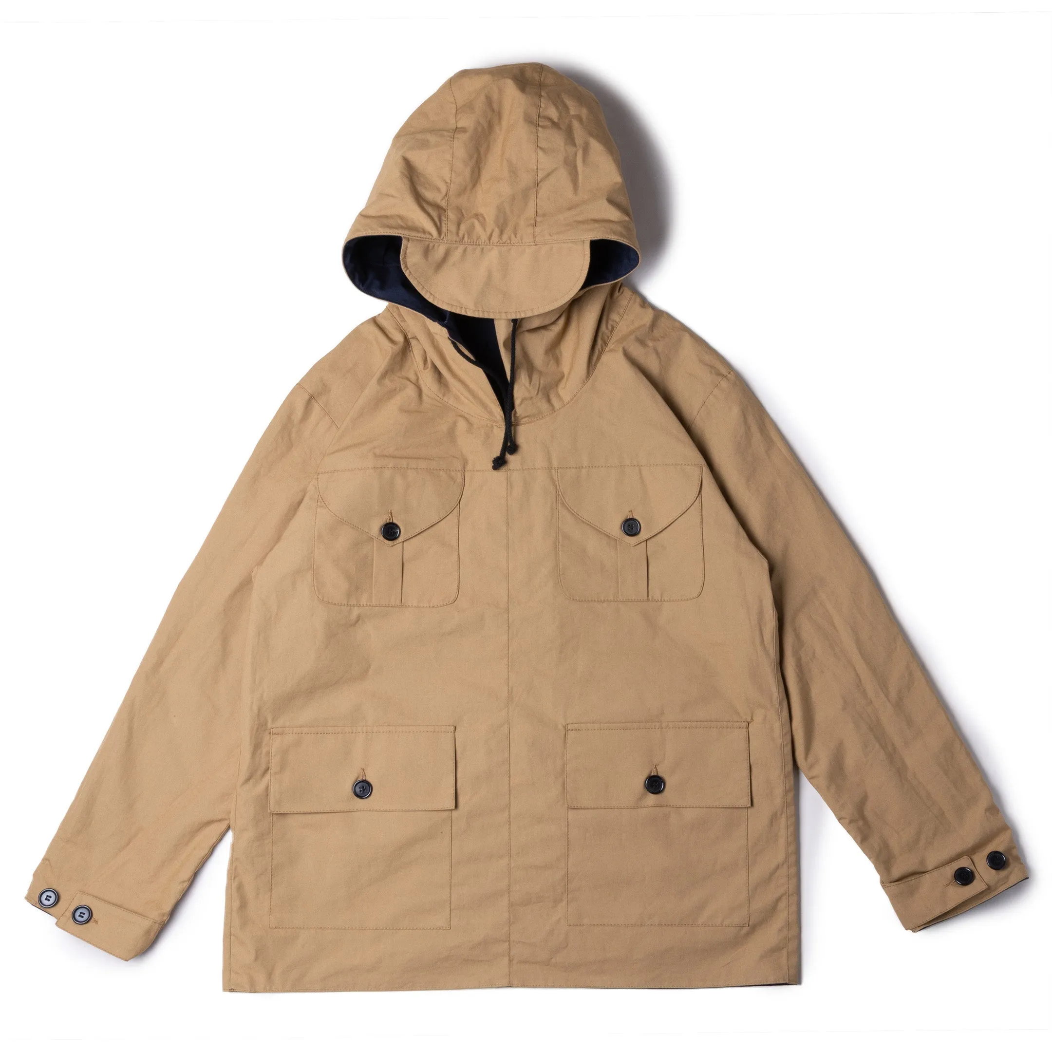 Allevol Reversible Pullover Smock Navy/Beige