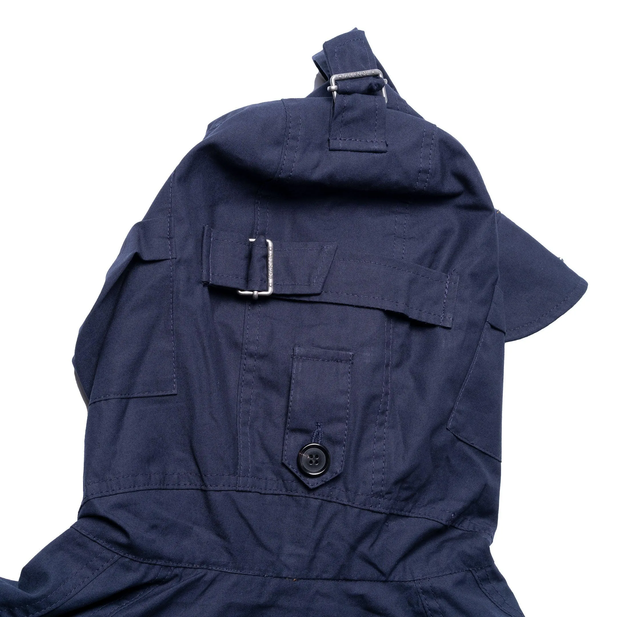 Allevol Reversible Pullover Smock Navy/Beige