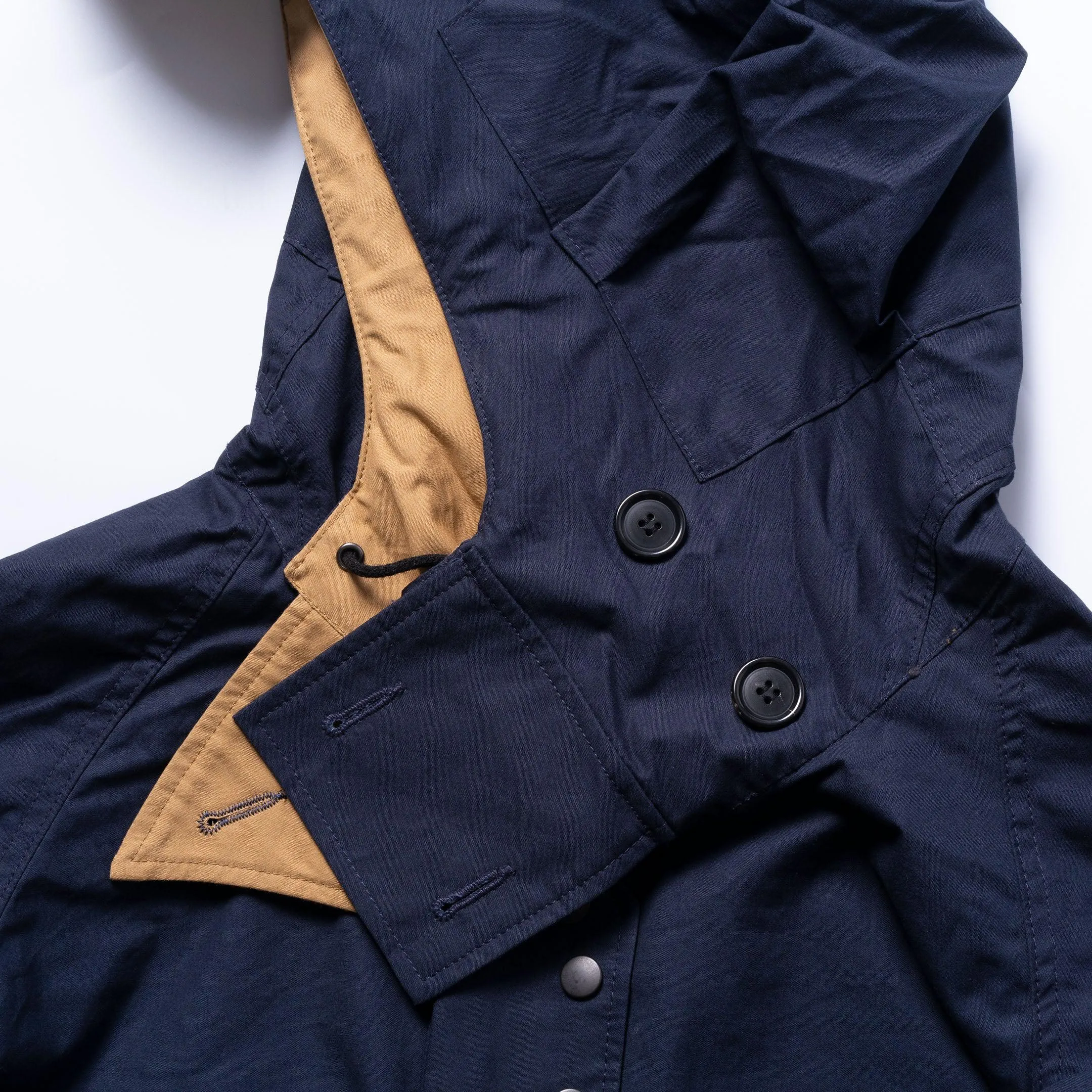 Allevol Reversible Pullover Smock Navy/Beige