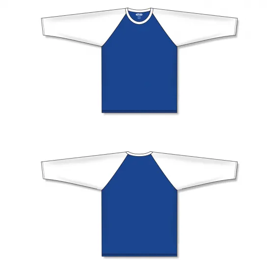 Athletic Knit (AK) BA1846A-206 Adult Royal Blue/White Pullover Baseball Jersey