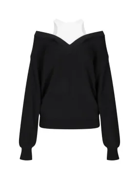Bi-Layer Off Shoulder Knit