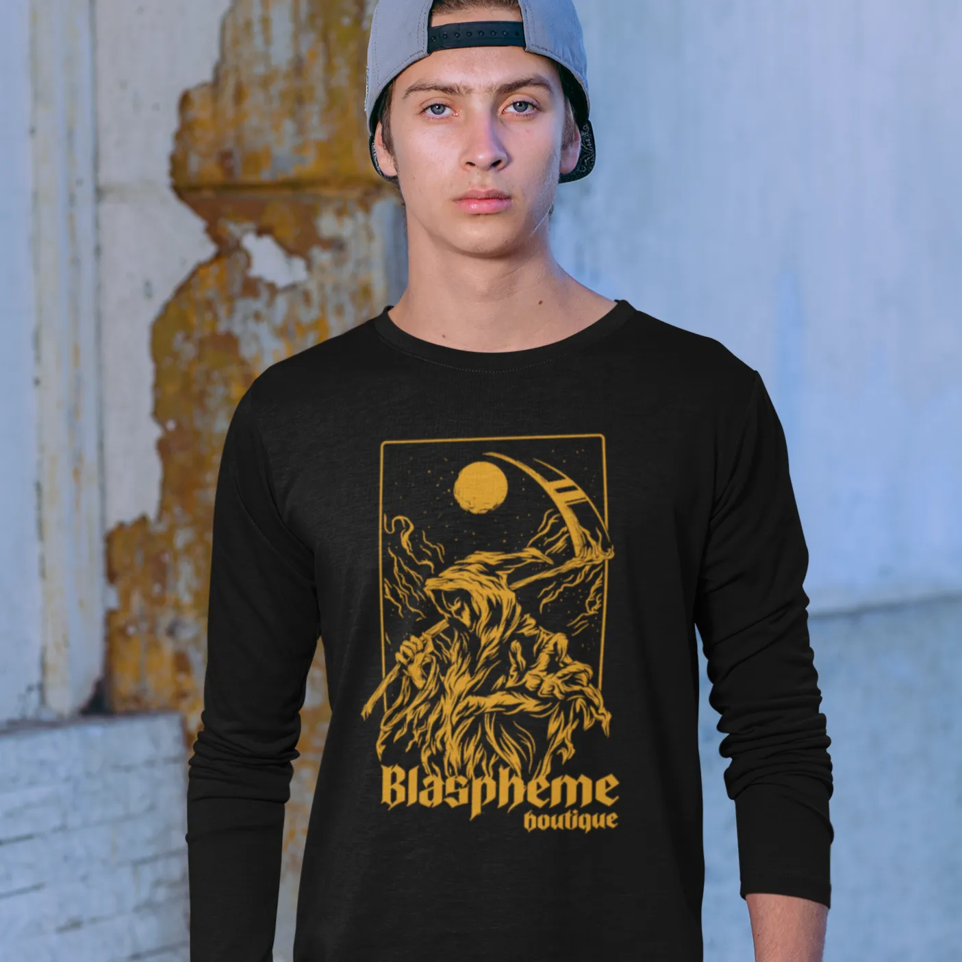 Blaspheme Reaper Long Sleeve T-Shirt
