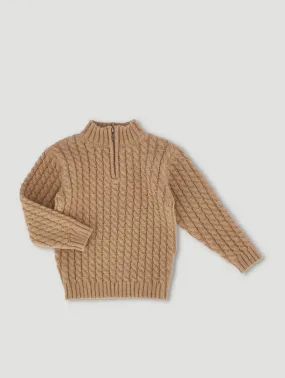 Boys Premium Knit Zip Pullover