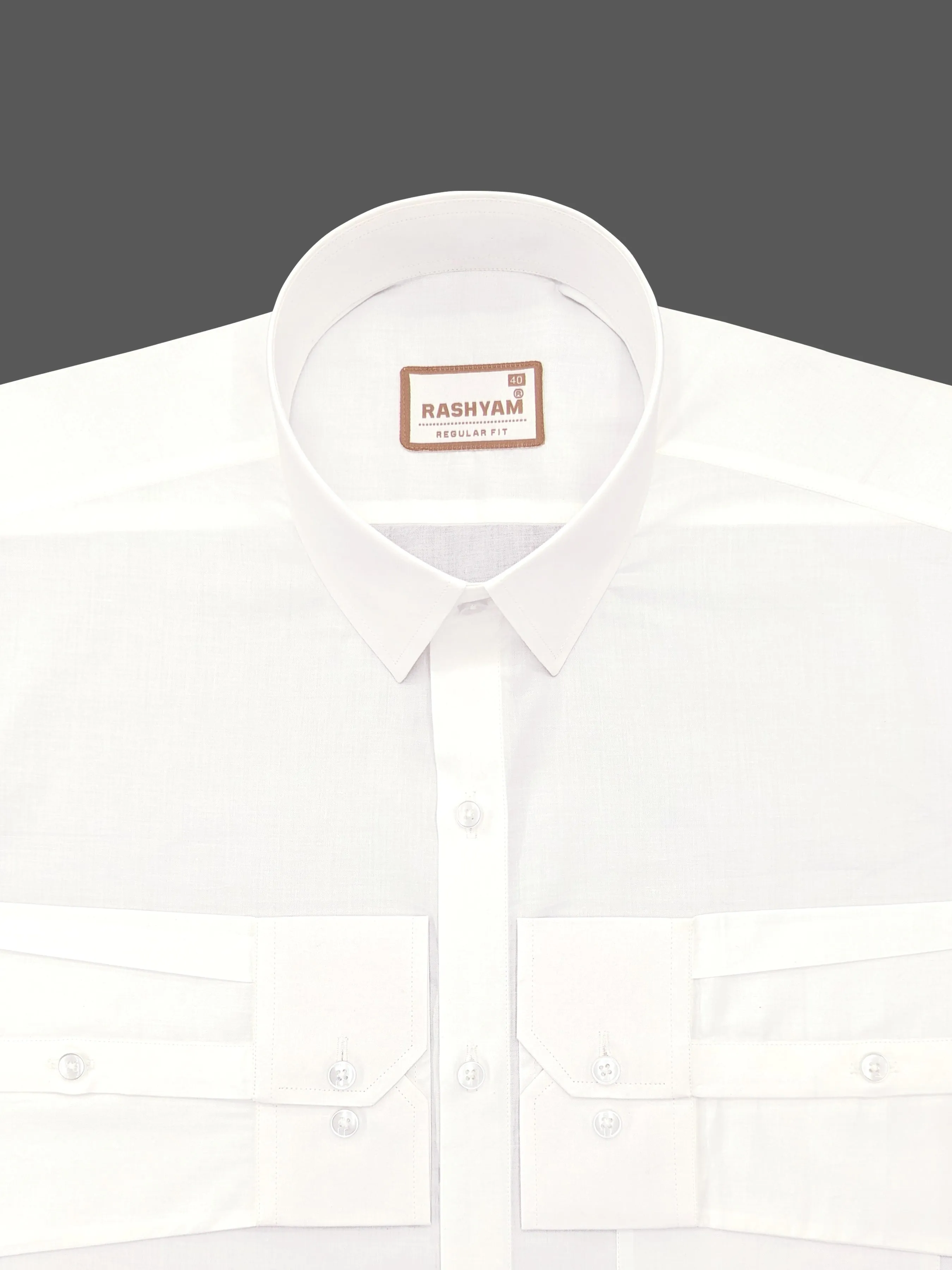 Bright White Premium Giza Cotton Shirt