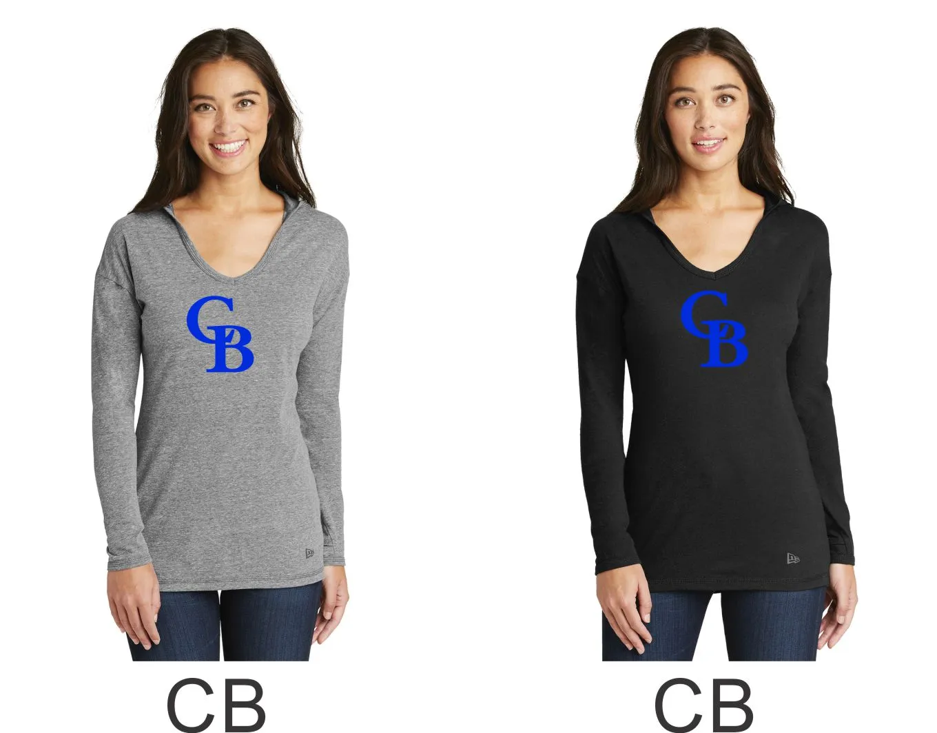 Bulldawgs New Era Lightweight Ladies Hooded Pullover- 4 designs- Matte or Glitter