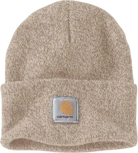 Carhartt Men's Knit Cuffed Beanie Flaxseed/Oat Milk Marl