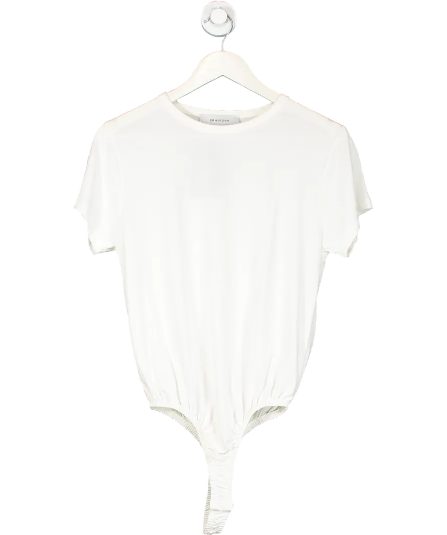 De Rococo White T Shirt Bodysuit UK S