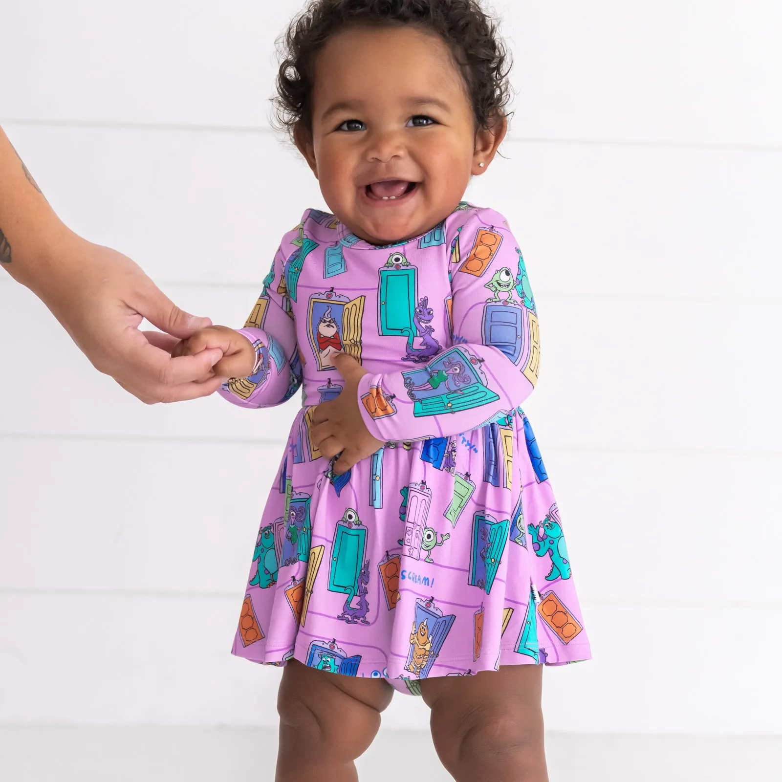 Disney Monsters, Inc. Scream Team Twirl Dress with Bodysuit