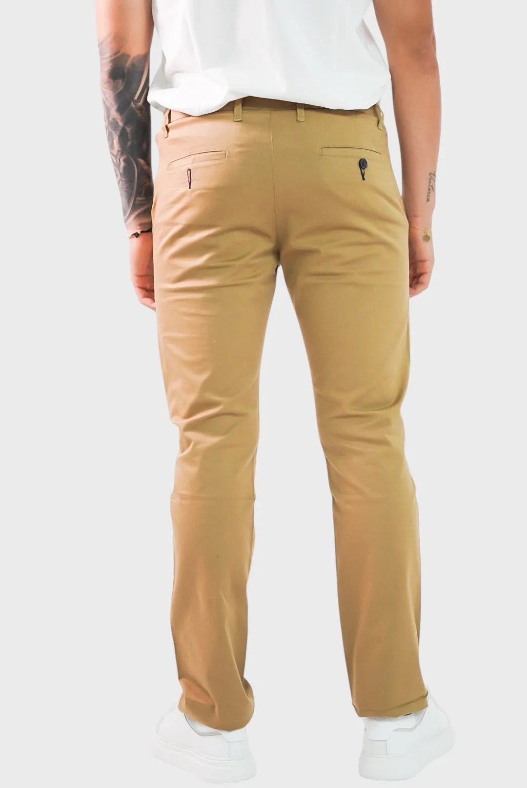 Dril Tailored Oscar De La Renta Khaki
