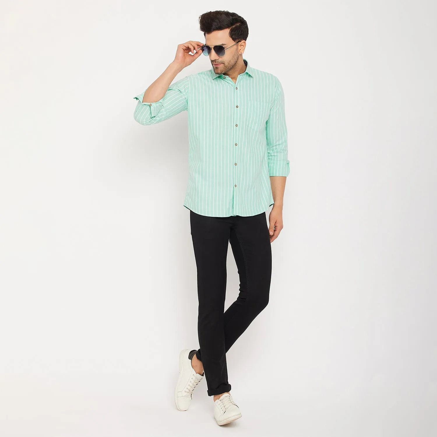 Duke Stardust Men Cotton Full Sleeve Shirt (SDO8STO)