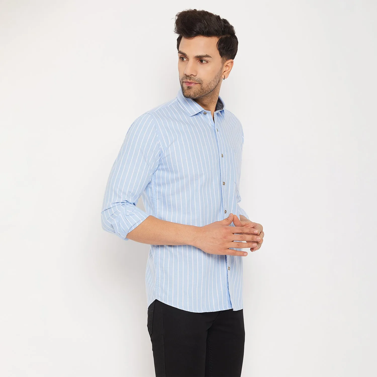 Duke Stardust Men Cotton Full Sleeve Shirt (SDO8STO)