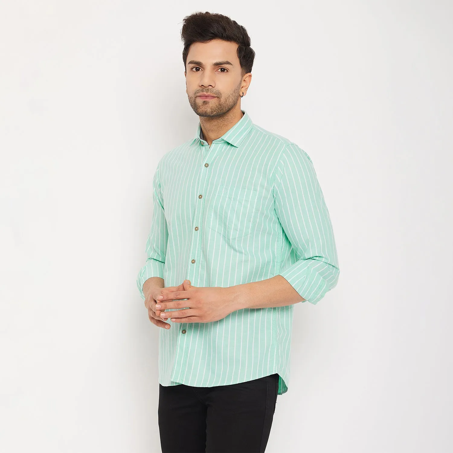 Duke Stardust Men Cotton Full Sleeve Shirt (SDO8STO)