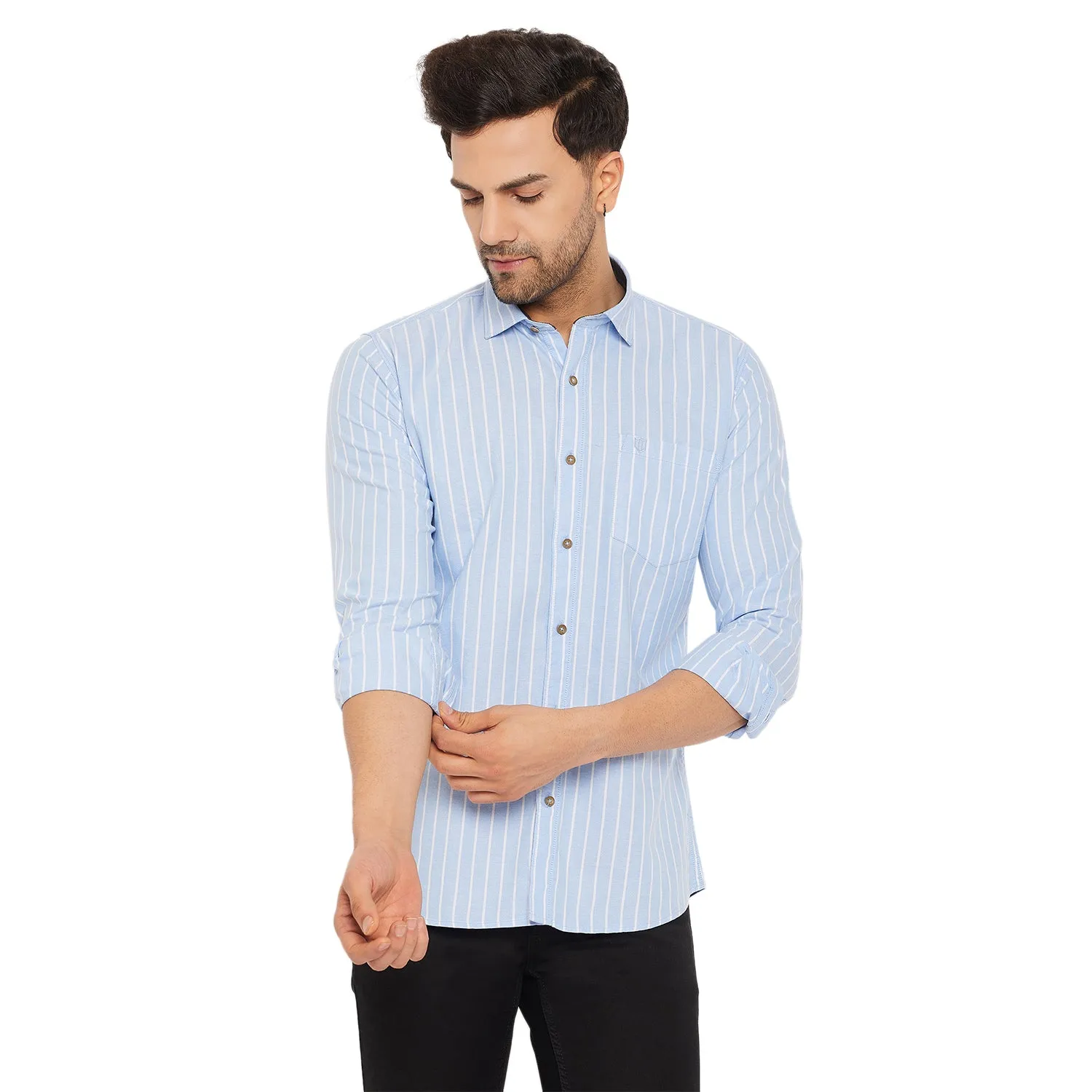 Duke Stardust Men Cotton Full Sleeve Shirt (SDO8STO)