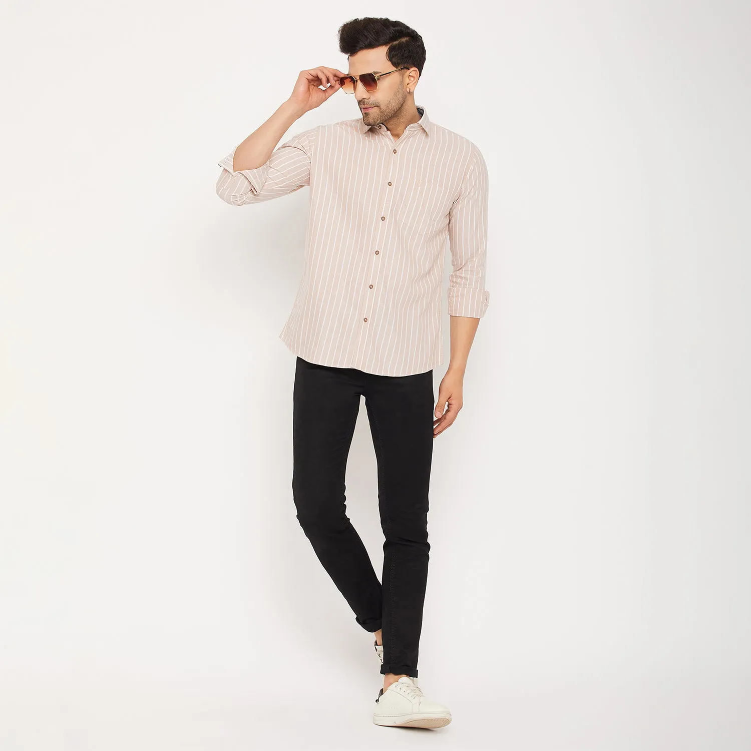 Duke Stardust Men Cotton Full Sleeve Shirt (SDO8STO)