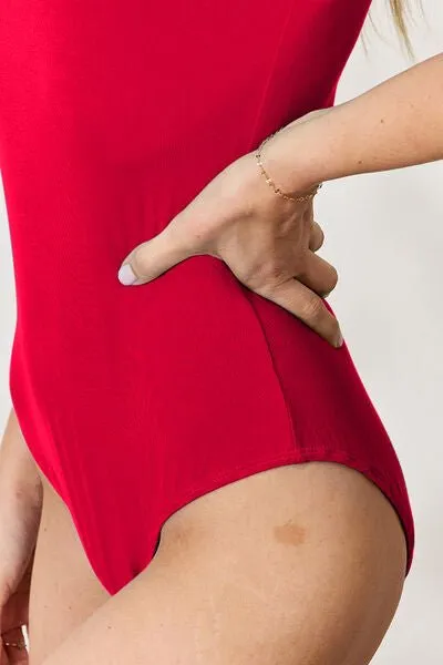 Fierce Passion Short Sleeve Red Bodysuit