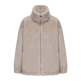 Fluffy Faux Fur Fleece Jacket
