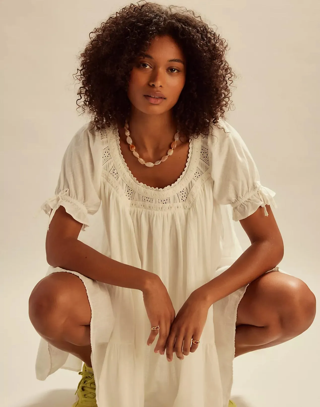 Free People Sandy Shores Babydoll Dress