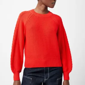 French Connection Lily Cable Sleeve Jumper
