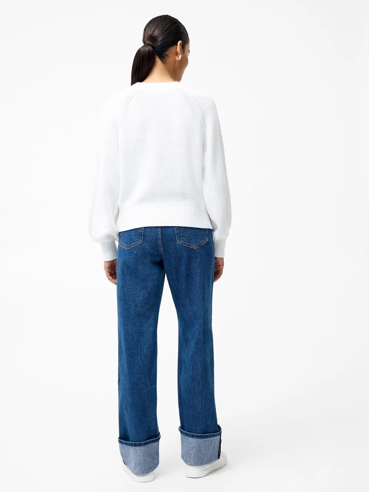 French Connection Lily Cable Sleeve Jumper