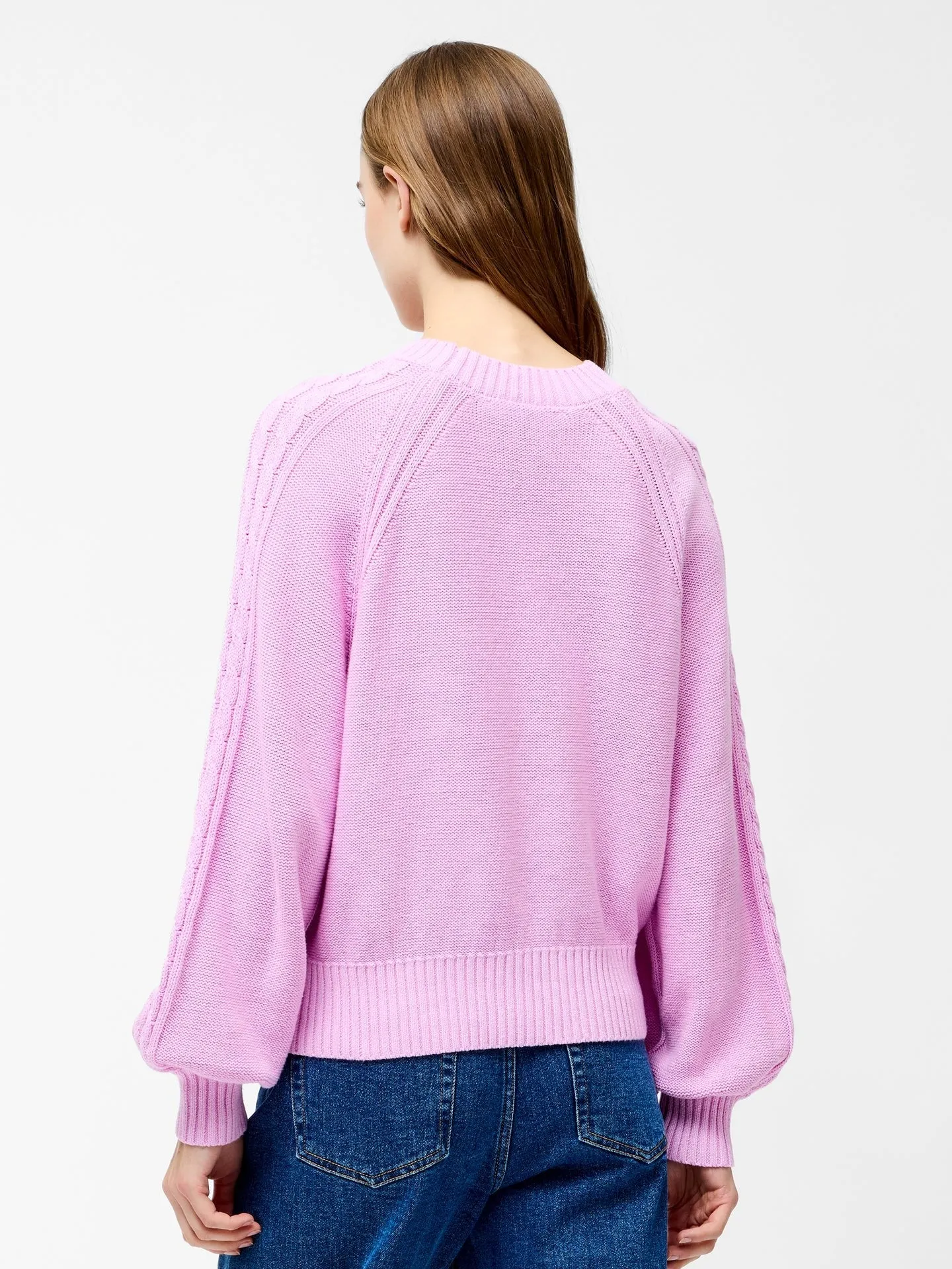French Connection Lily Cable Sleeve Jumper
