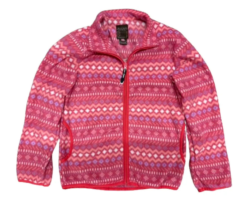 Girl's Roper Pink Fleece Jacket