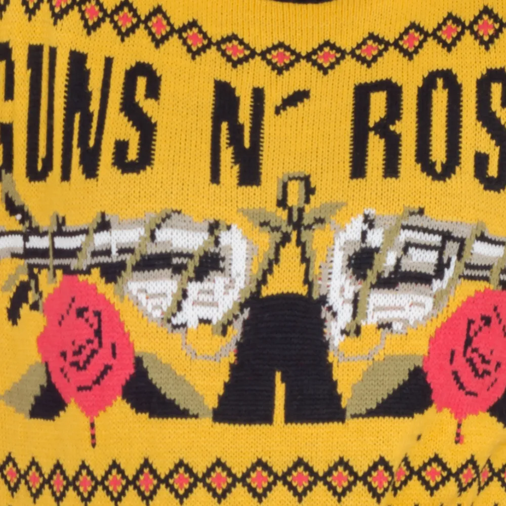 Guns N' Roses Ugly Christmas Sweater JulesRoche Modern Fit