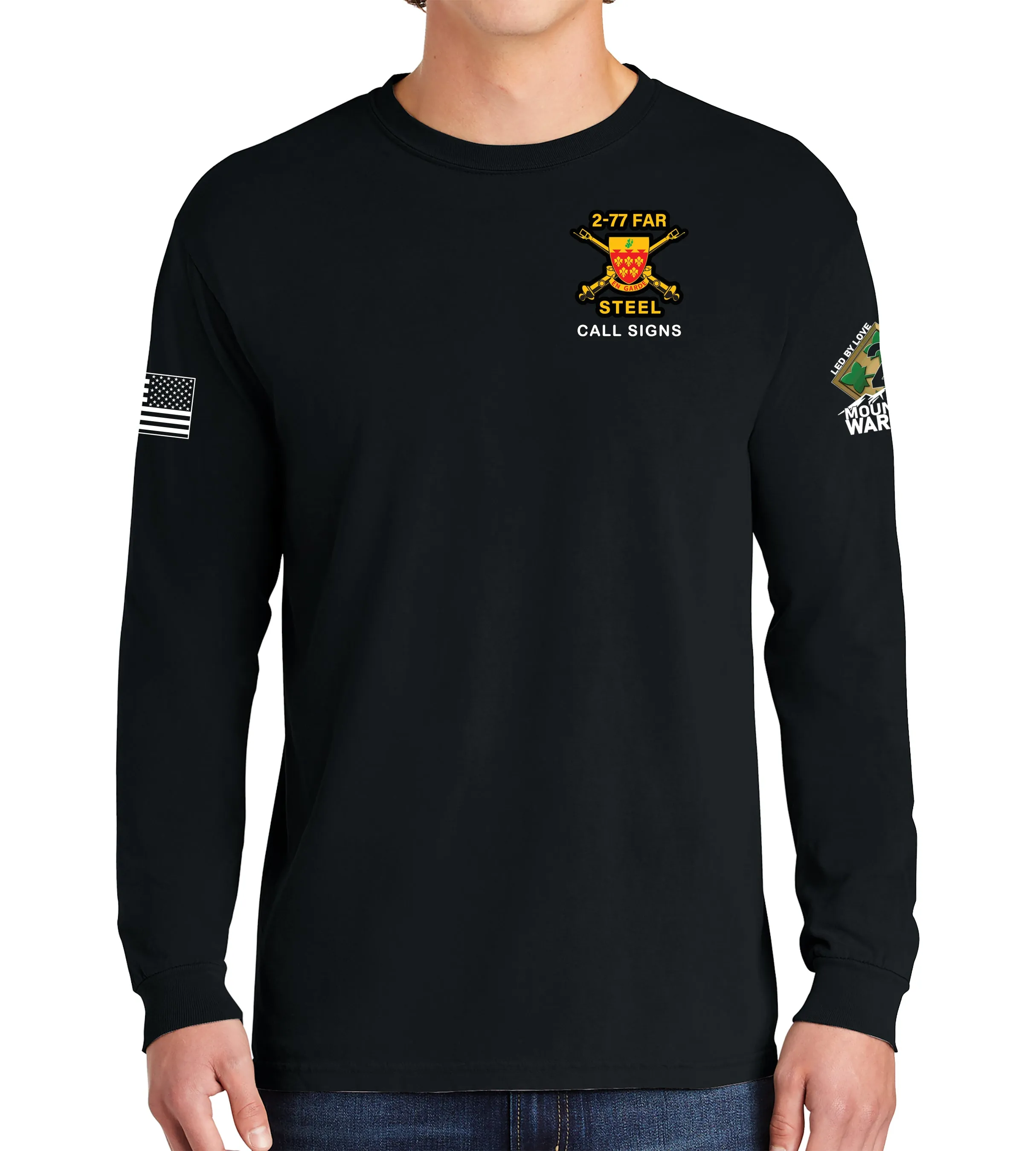 Hell Hounds Long Sleeve 50-50 Blend Unisex Shirt. This shirt IS approved for PT