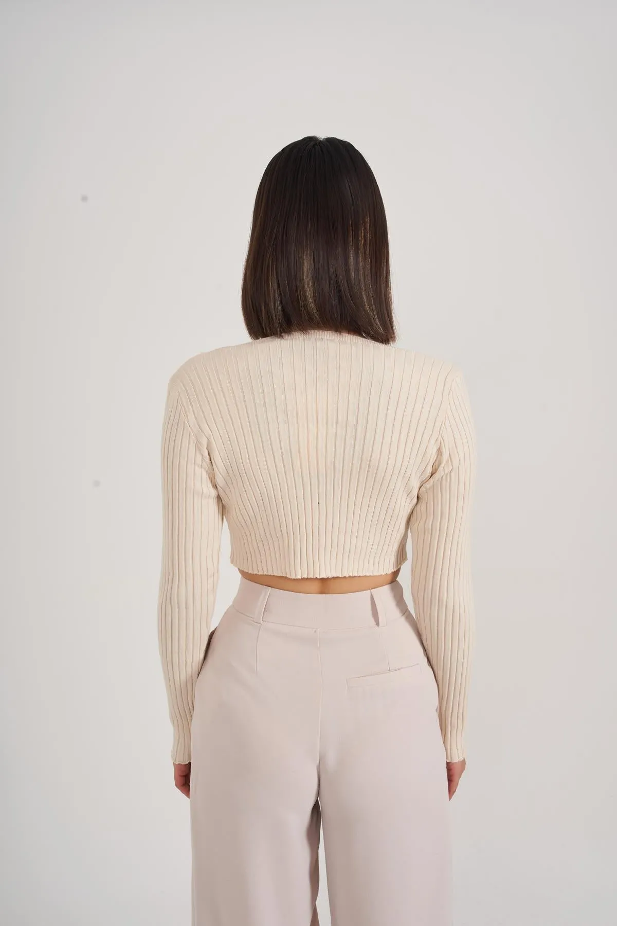 HLLY Women Odyssey Cardigan Beige - Nocera Inferiore