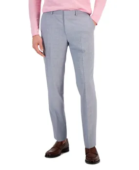 Hugo Boss Mens Modern fit Dress Pants Pants 40 / 32 Blue Check Stretch