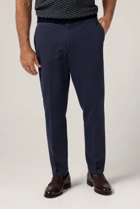 Italian Melange Chino - Navy