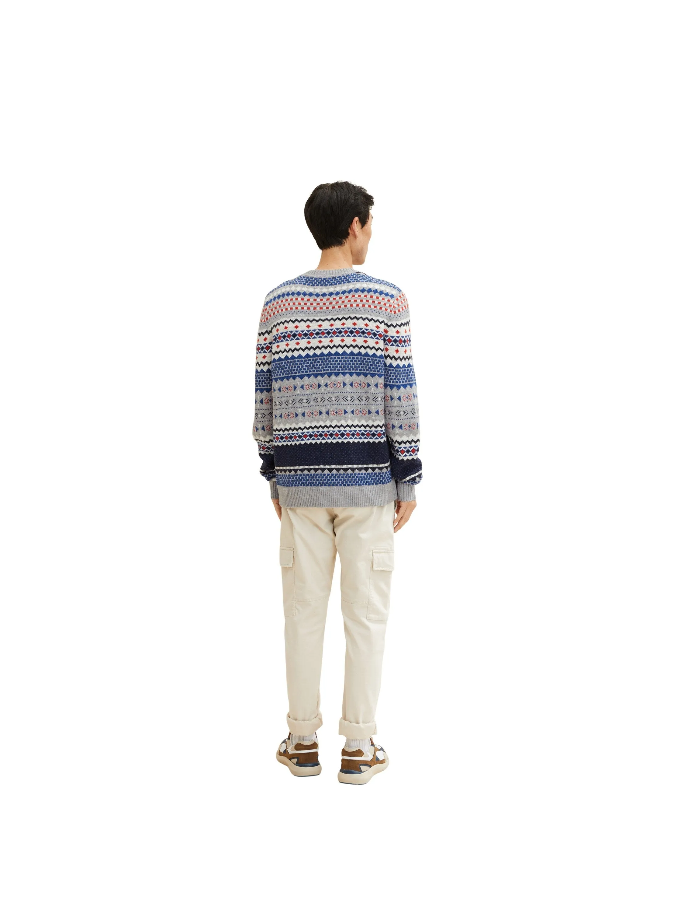 KNITTED JACQUARD PULLOVER