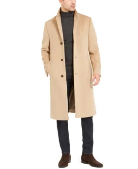 Lauren Ralph Lauren Mens Classic fit Overcoat Coat 36 R Beige Solid