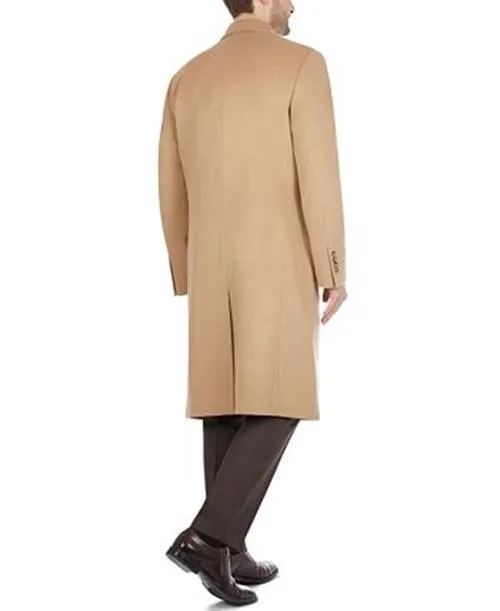 Lauren Ralph Lauren Mens Classic fit Overcoat Coat 36 R Beige Solid