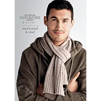 Leaflet 437 - Cleckheaton Mens Scarf & Cowl