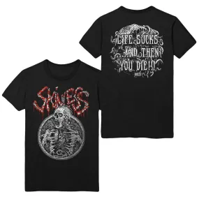 Life Sucks Decay Black T-Shirt