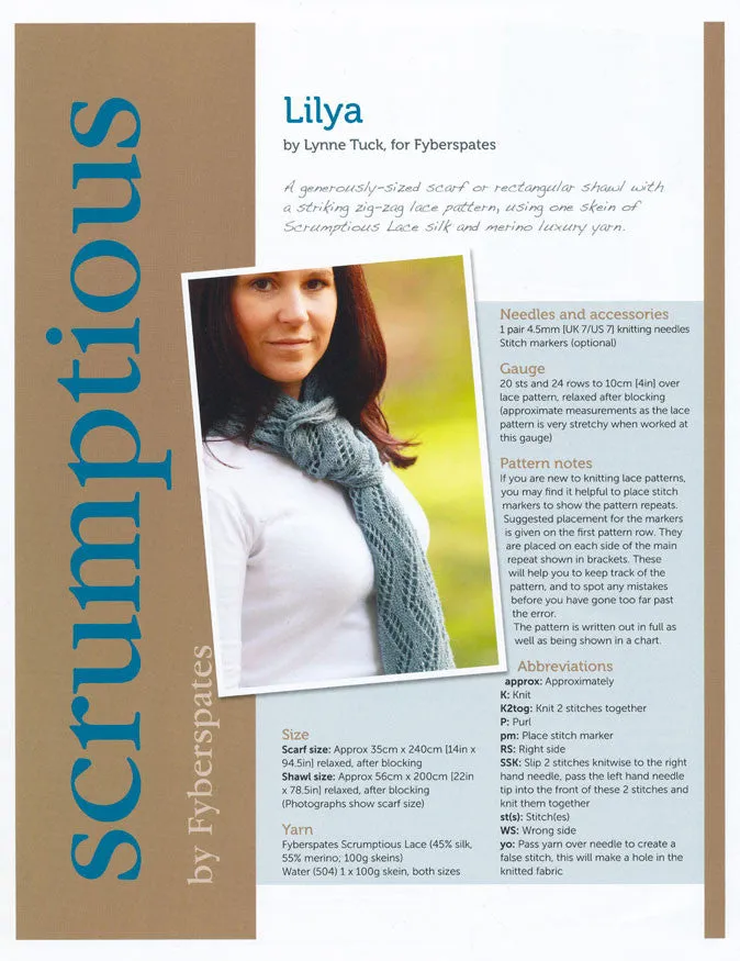 Lilya in Fyberspates Scrumptious Lace