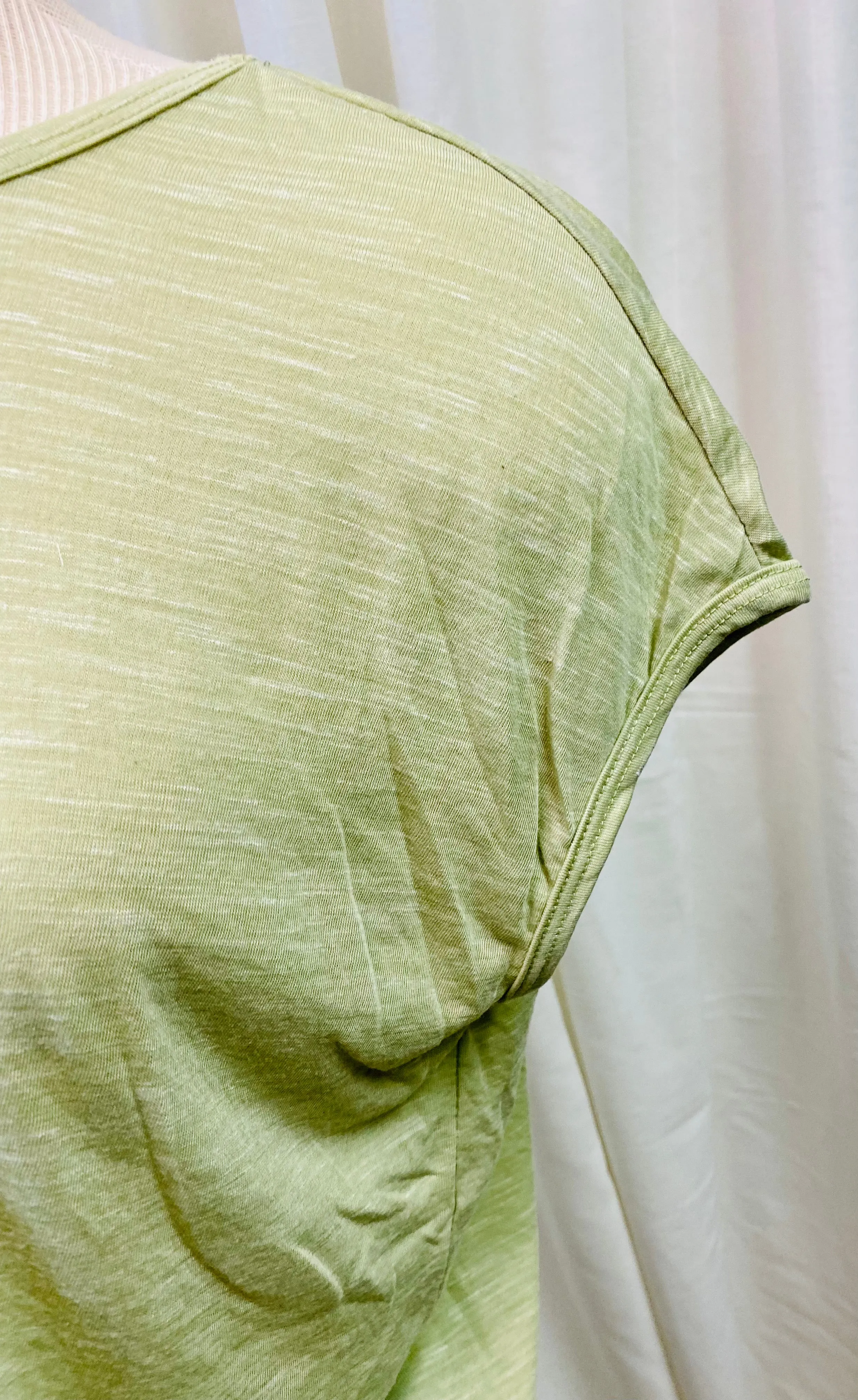 Lime Basic Round Neck Tee