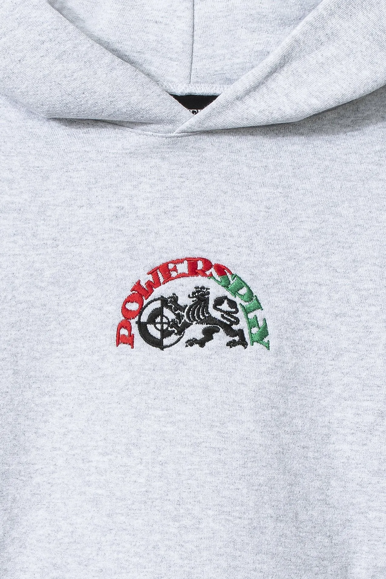 LION PULLOVER HOOD - Heather Grey